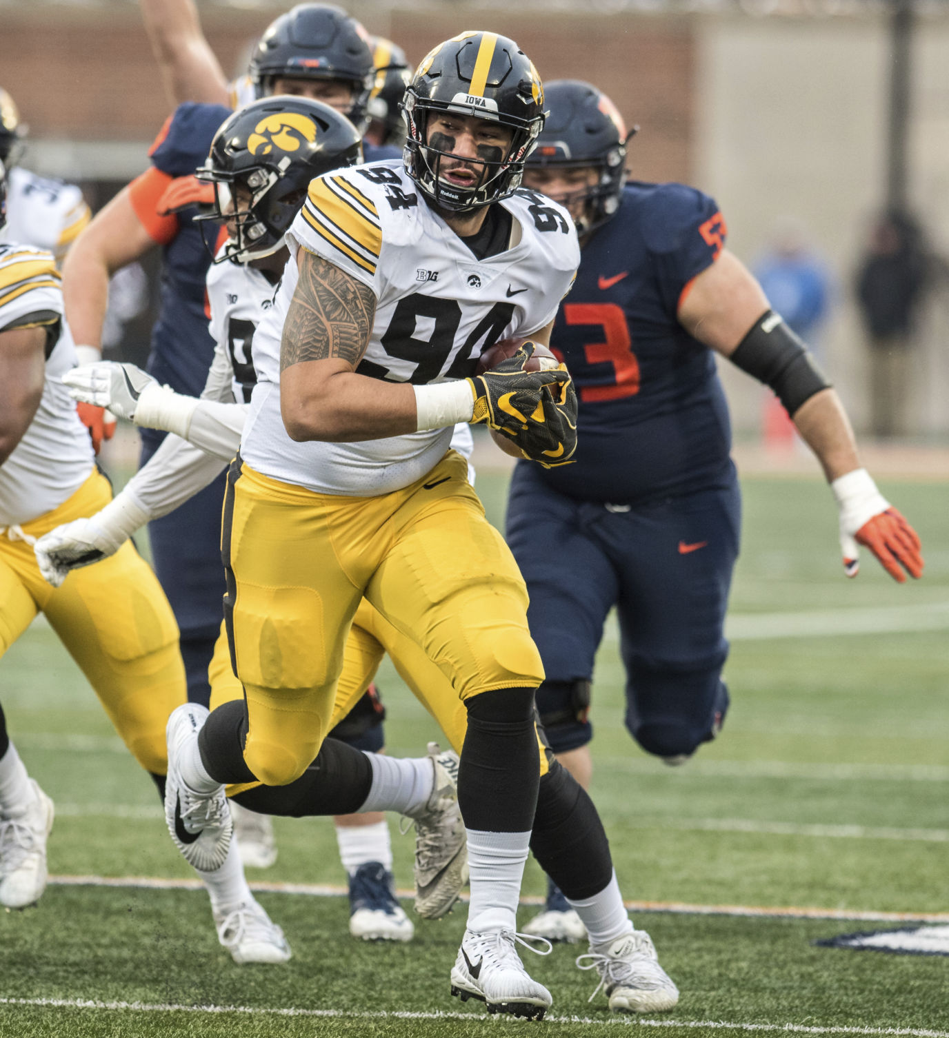 Iowa Illinois Football